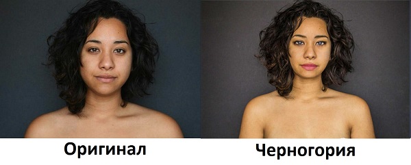 Идеал женской внешности в Черногории