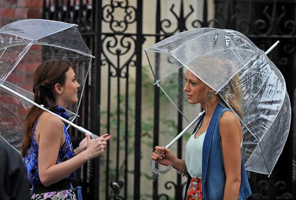 Широкие прозрачные зонты
