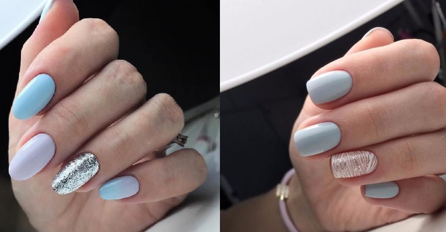 пастельные ногти